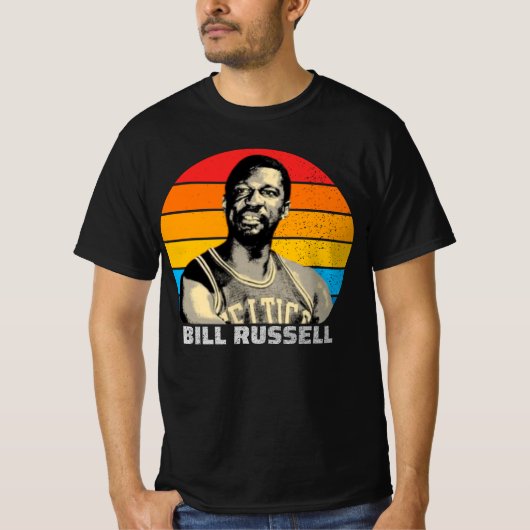 Bill Russell Memories Retro T-shirt (Voorkant)