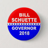 Bill Schuette Gouverneur Michigan 2018 Button (Voorkant)