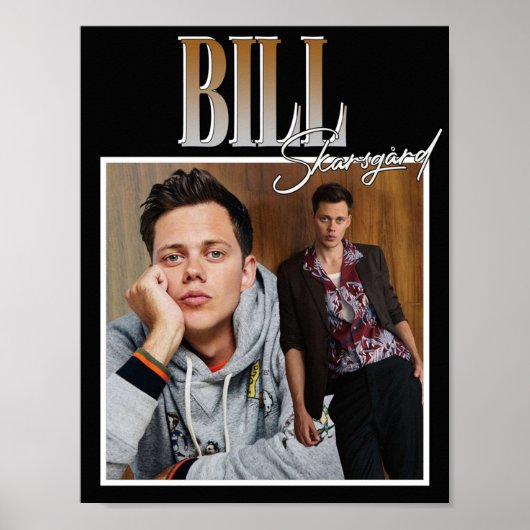 Bill skarsgard poster (Voorkant)