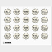 Bill Standaard Uitgave Serie 2026 Ronde Sticker (Vel)