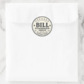 Bill Standaard Uitgave Serie 2026 Ronde Sticker (Tas)