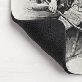 Bill Sykes en zijn hond uit Charles Dickens: A G Muismat (Hoek)