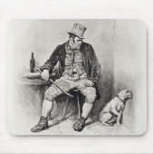 Bill Sykes en zijn hond uit Charles Dickens: A G Muismat (Voorkant)