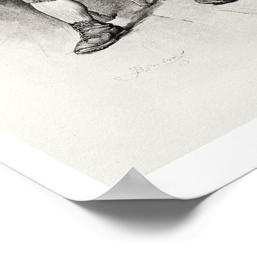 Bill Sykes en zijn hond uit Charles Dickens: A G Poster (Hoek)