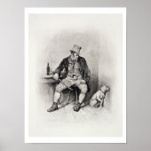 Bill Sykes en zijn hond uit Charles Dickens: A G Poster (Voorkant)