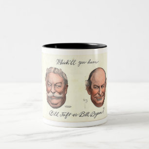 Bill Taft ER Rekening Bryan? Tweekleurige Koffiemok
