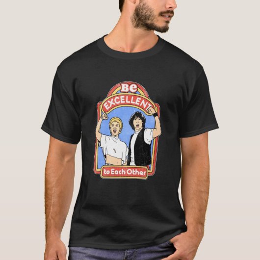 Bill Ted is uitstekend voor elkaar. T-shirt (Voorkant)