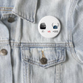 Bill vs. Eric (leeftijdsversie) - knop Ronde Button 5,7 Cm (In situ)