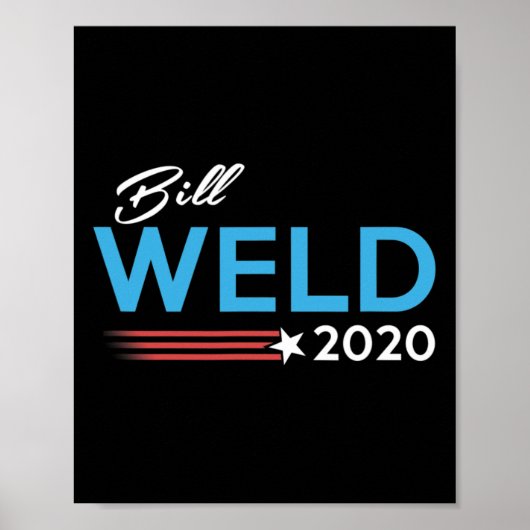 Bill Weld Voor President Versla Trump Poster (Voorkant)