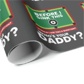 Billard Biliard Love Snooker Pool Funny Daddy Dad Cadeaupapier (Rol Hoek)