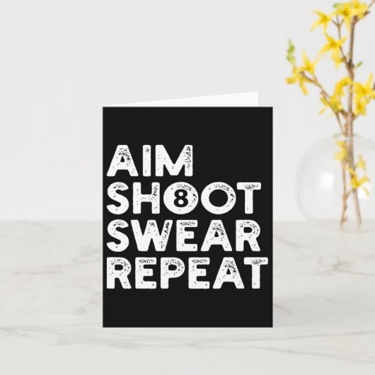 Billard Billiards Pool Snooker Kaart (Gele Bloem)