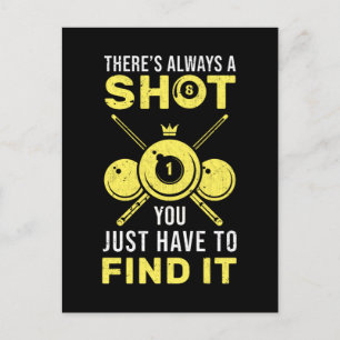 Billard Koning Grappige 8 Bal Quote Briefkaart