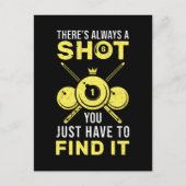 Billard Koning Grappige 8 Bal Quote Briefkaart (Voorkant)