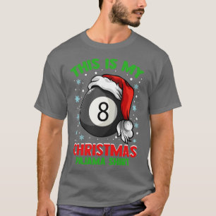Billard Pool Dit is mijn kerstPajama Shirt Gif