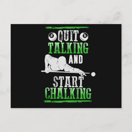 Billard Style Briefkaart (Voorkant)