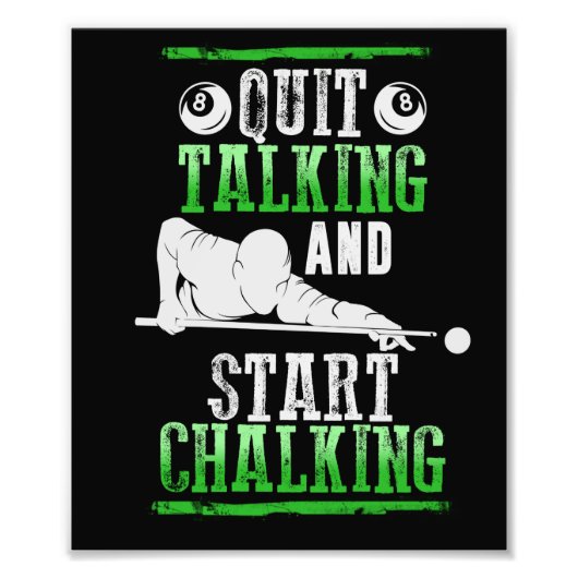 Billard Style Foto Afdruk (Voorkant)