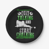 Billard Style Papieren Bordje (Voorkant)