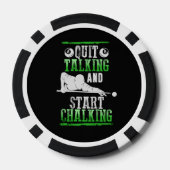 Billard Style Poker Chips (Achterkant)