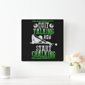 Billard Style Vierkante Klok (Huis)