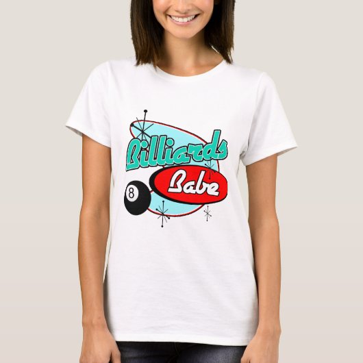 Billards Babe T-shirt (Voorkant)
