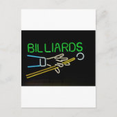 billards briefkaart (Voorkant)