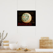 Billards Poster (Keuken)