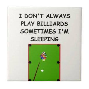 billards tegeltje