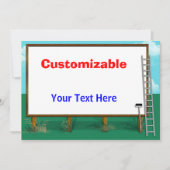 Billboard Greeting - , Blank Terug Kaart (Voorkant)