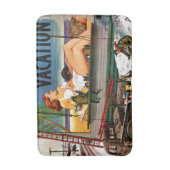 Billboard Painters in Winter van Stevan Dohanos Badmat (Voorkant Verticaal)