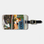 Billboard Painters in Winter van Stevan Dohanos Bagagelabel (Voorkant horizontaal)