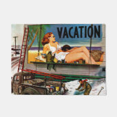 Billboard Painters in Winter van Stevan Dohanos Deurmat (Voorkant)