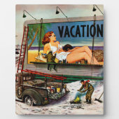 Billboard Painters in Winter van Stevan Dohanos Fotoplaat (Voorkant)