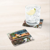 Billboard Painters in Winter van Stevan Dohanos Kartonnen Onderzetters (Insitu)