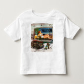 Billboard Painters in Winter van Stevan Dohanos Kinder Shirts (Voorkant)
