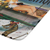 Billboard Painters in Winter van Stevan Dohanos Snijplank (Hoek)