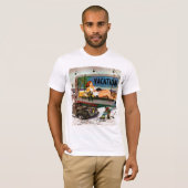 Billboard Painters in Winter van Stevan Dohanos T-shirt (Voorkant volledig)