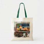 Billboard Painters in Winter van Stevan Dohanos Tote Bag (Voorkant)