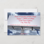 Billboard Sign - 3x5 Verjaardagsfeestuitnodiging Kaart (Achterkant)