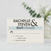 Billboard Wedding RSVP Kaartje (Staand voorkant)