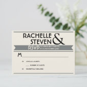 Billboard Wedding RSVP Kaartje (Staand voorkant)