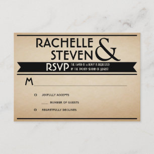 Billboard Wedding RSVP Kaartje