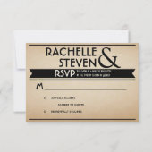 Billboard Wedding RSVP Kaartje (Voorkant)