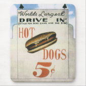 Billboard, werelds grootste drive in hotdogs Muismat (Voorkant)