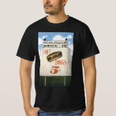 Billboard, werelds grootste drive in hotdogs T-shirt (Voorkant)