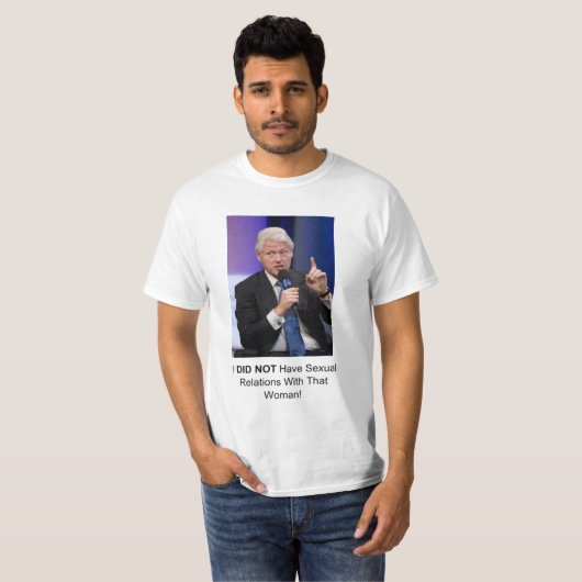 billclinton t-shirt (Voorkant volledig)
