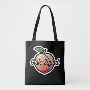 Billen Squad Peach Fitness Workout Tote Bag