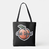 Billen Squad Peach Fitness Workout Tote Bag (Achterkant)