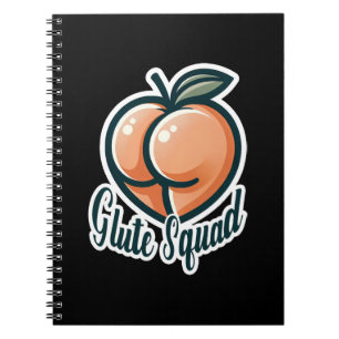 Billen Squad Perzik Billen Fitness Gym Notitieboek