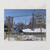 Billerica, Massachusetts Briefkaart (Voorkant)