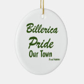 Billerica Pride - Our Town USA - Proud Watcher Keramisch Ornament (Rechts)